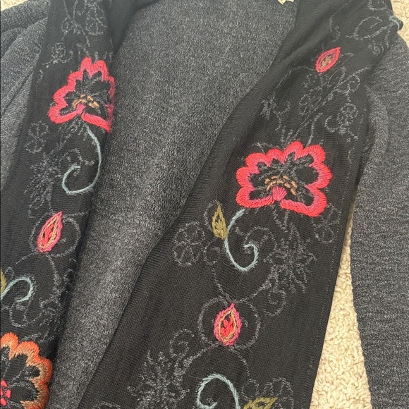 Peruvian Link Alpaca Collection Floral Patterned Sweater Fantasia Cardigan small - Picture 4 of 5